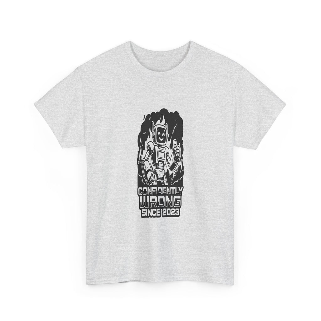 Confidently Wrong AI - Light Tee | Cap Riot