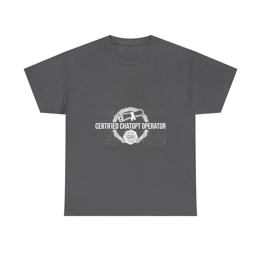 Certified ChatGPT Operator — Dark Tee