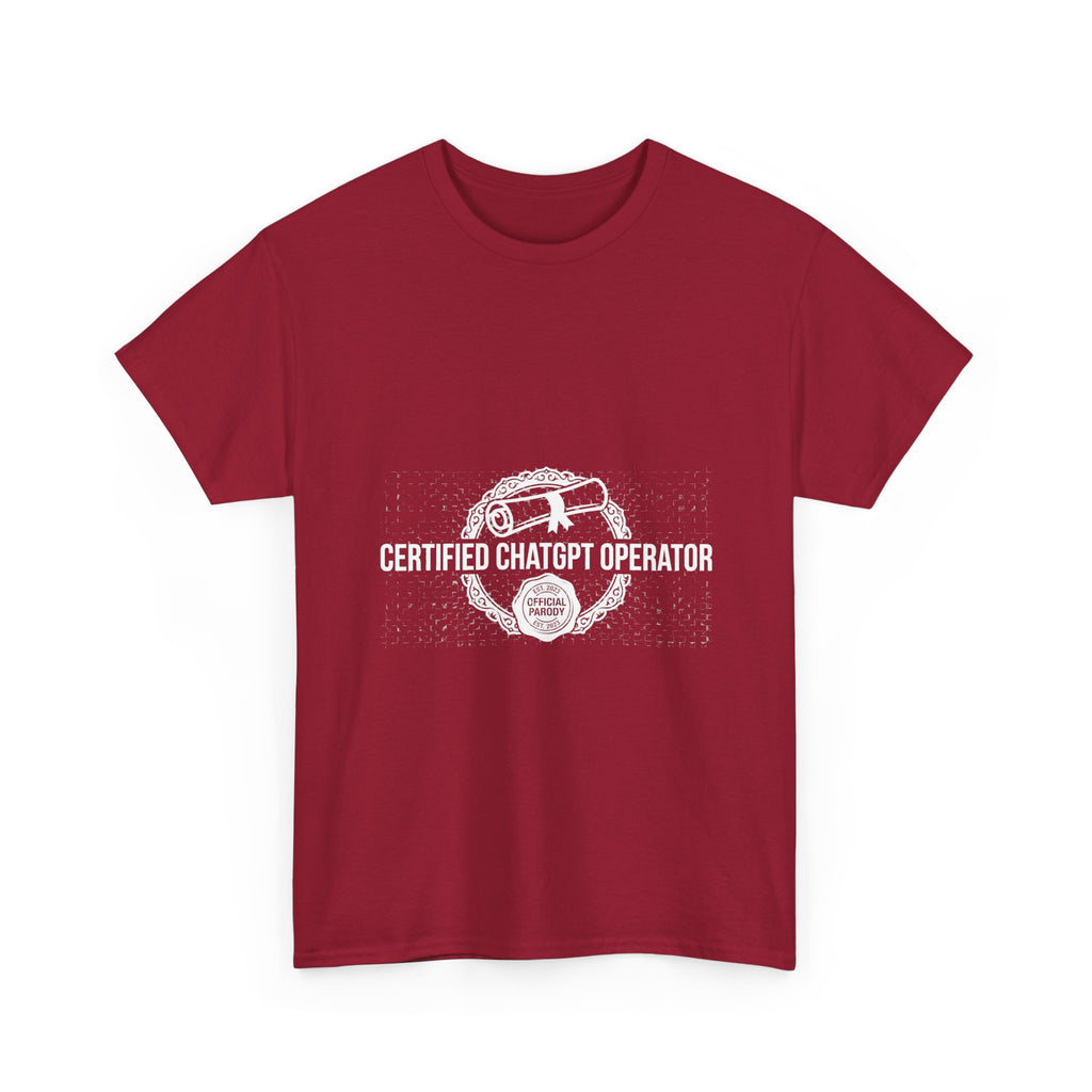 Certified ChatGPT Operator — Dark Tee