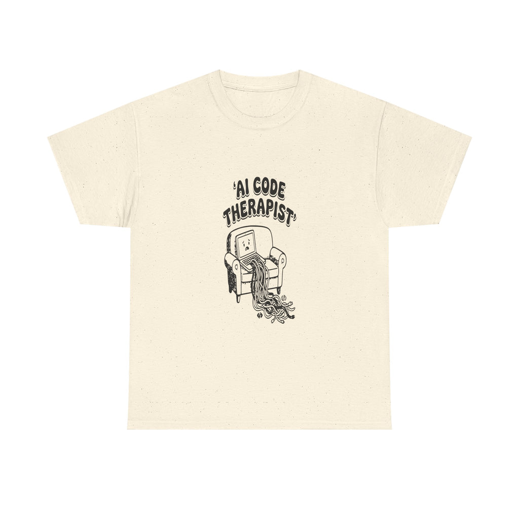 AI Spaghetti Code Therapist — Light Tee