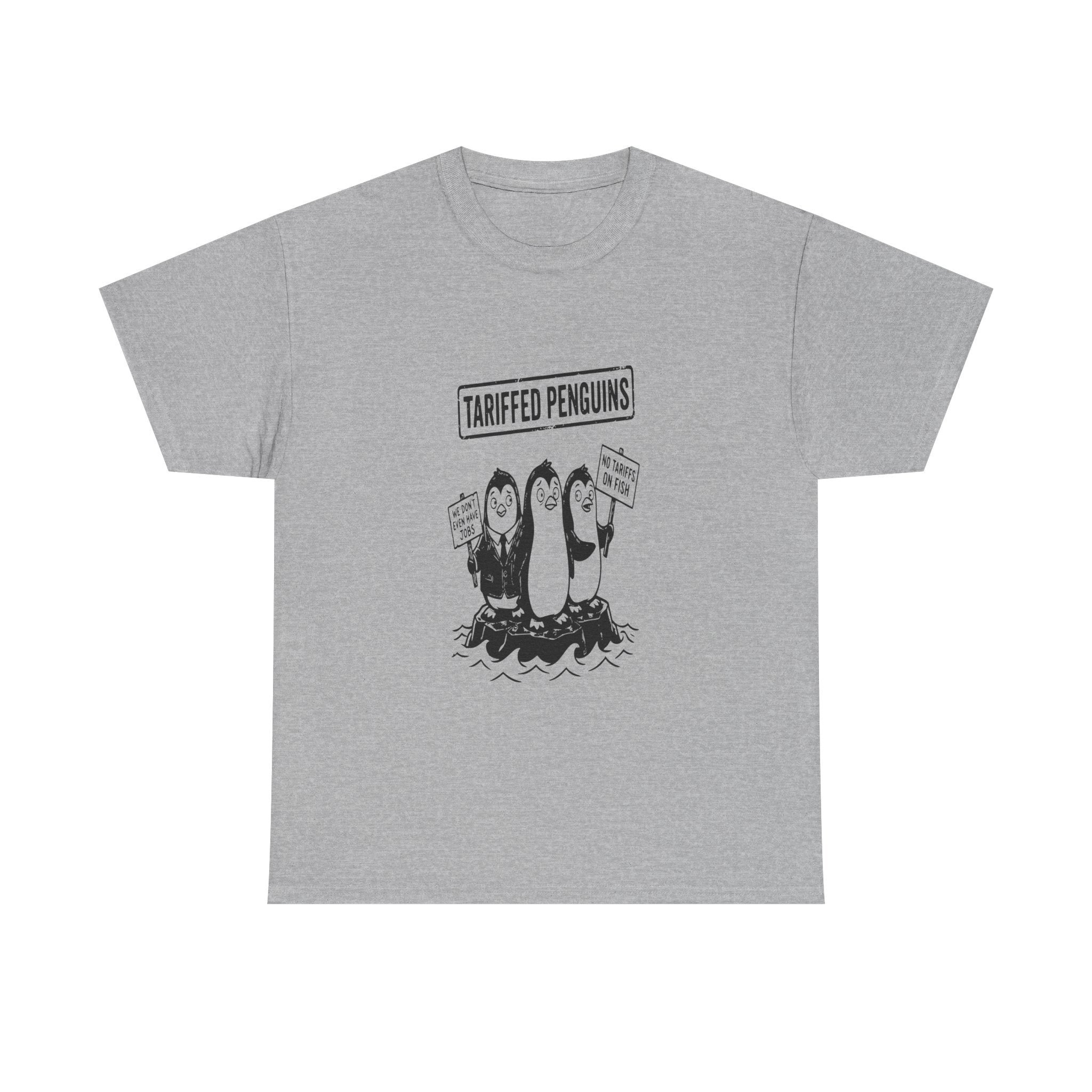 Tariffed Penguins — Light Tee
