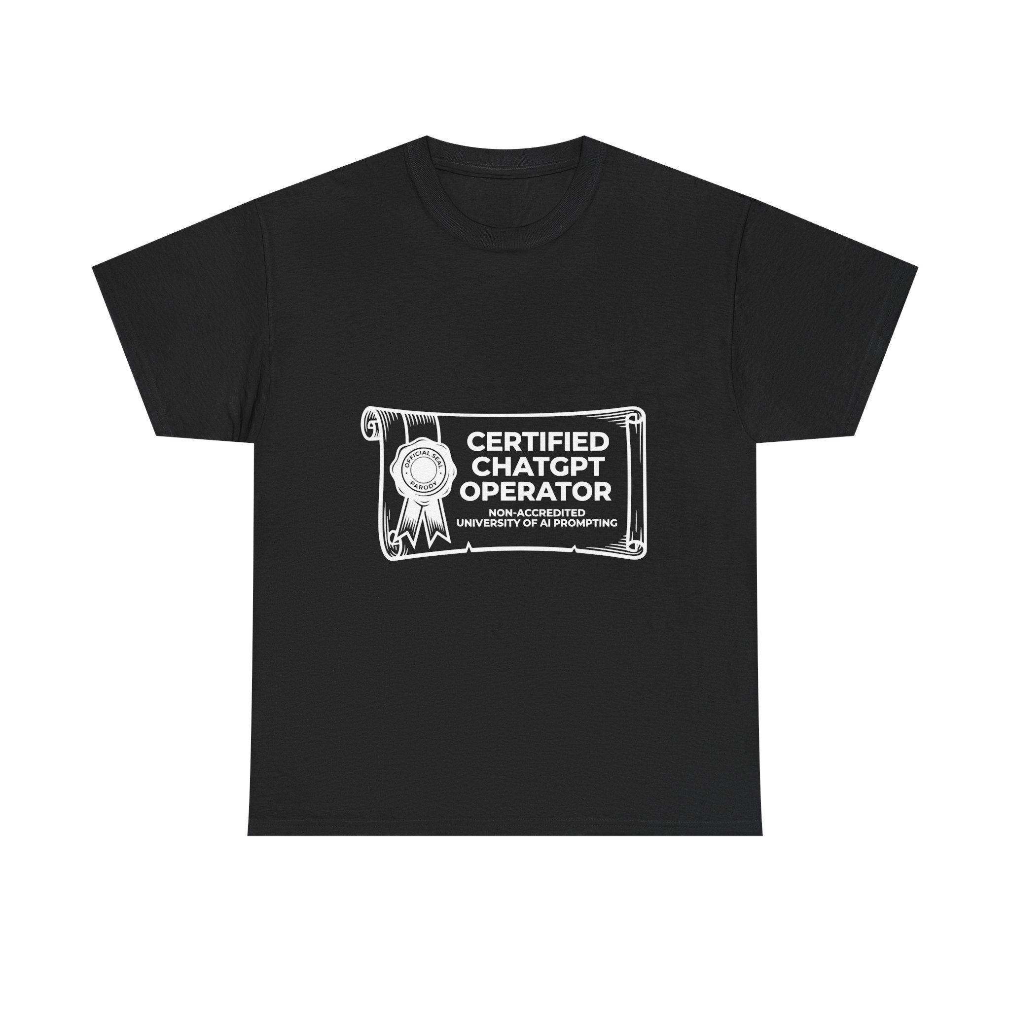 Certified ChatGPT Operator (Dark Tee)