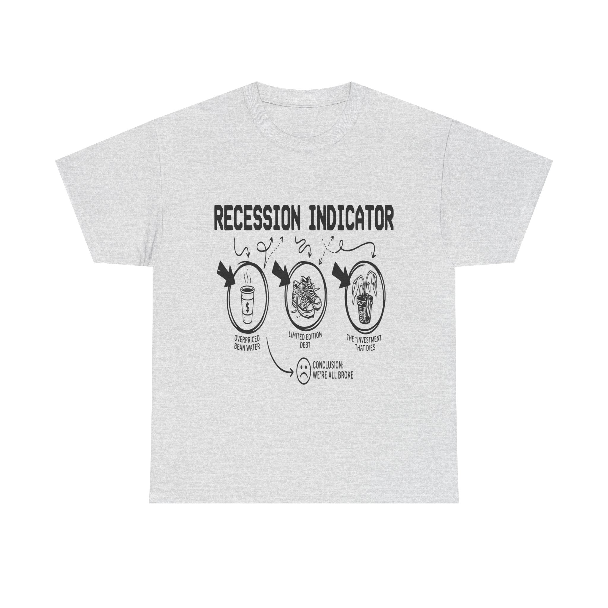 Recession Indicator - Light Tee