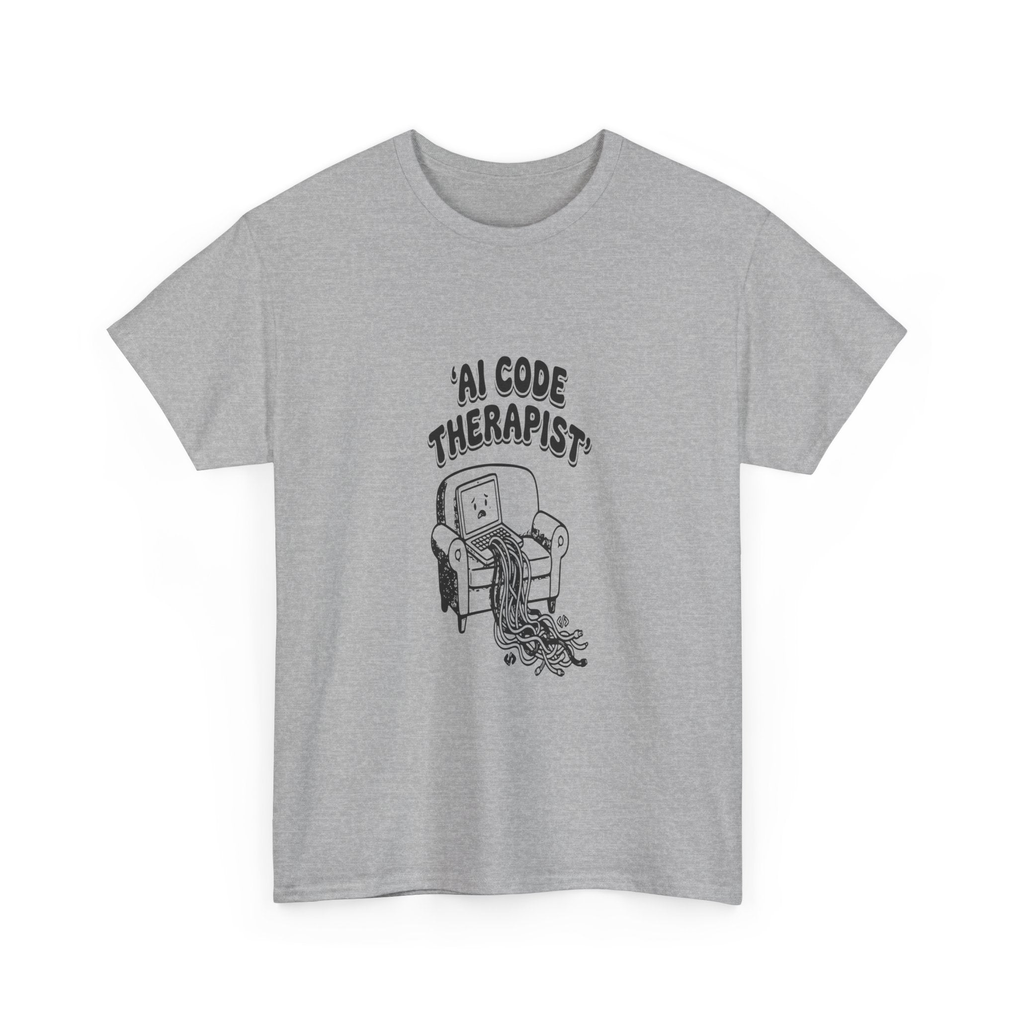 AI Spaghetti Code Therapist — Light Tee