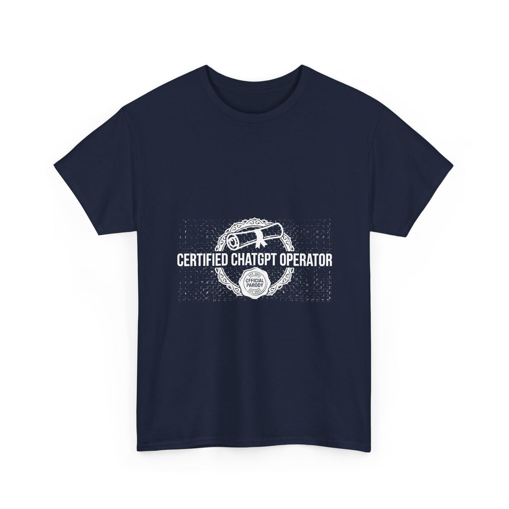 Certified ChatGPT Operator — Dark Tee