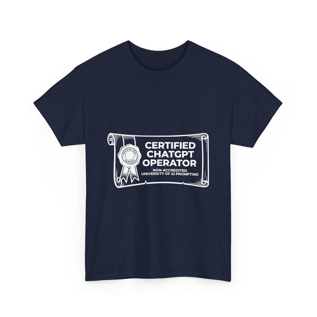 Certified ChatGPT Operator (Dark Tee)