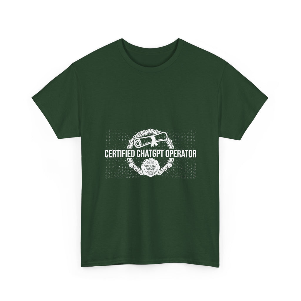 Certified ChatGPT Operator — Dark Tee