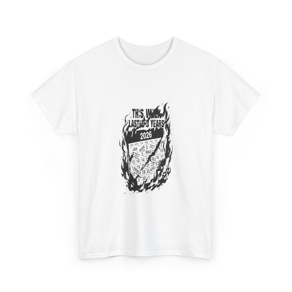 2026 Calendar Chaos - Light Tee | Cap Riot
