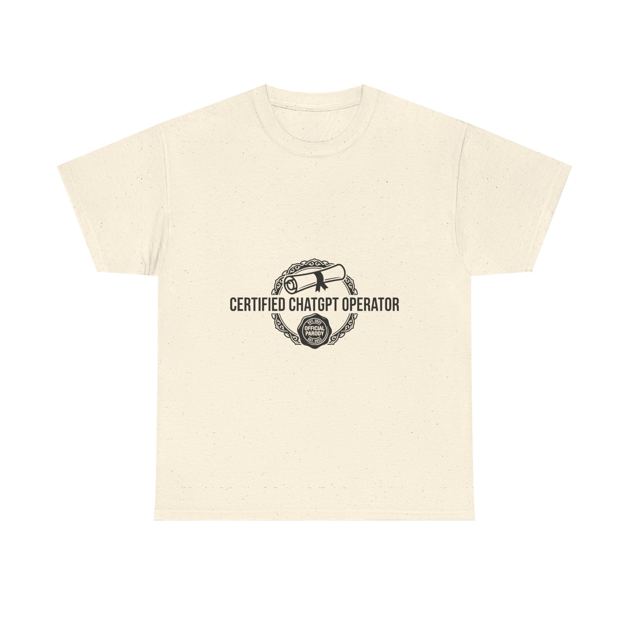 Certified ChatGPT Operator — Light Tee