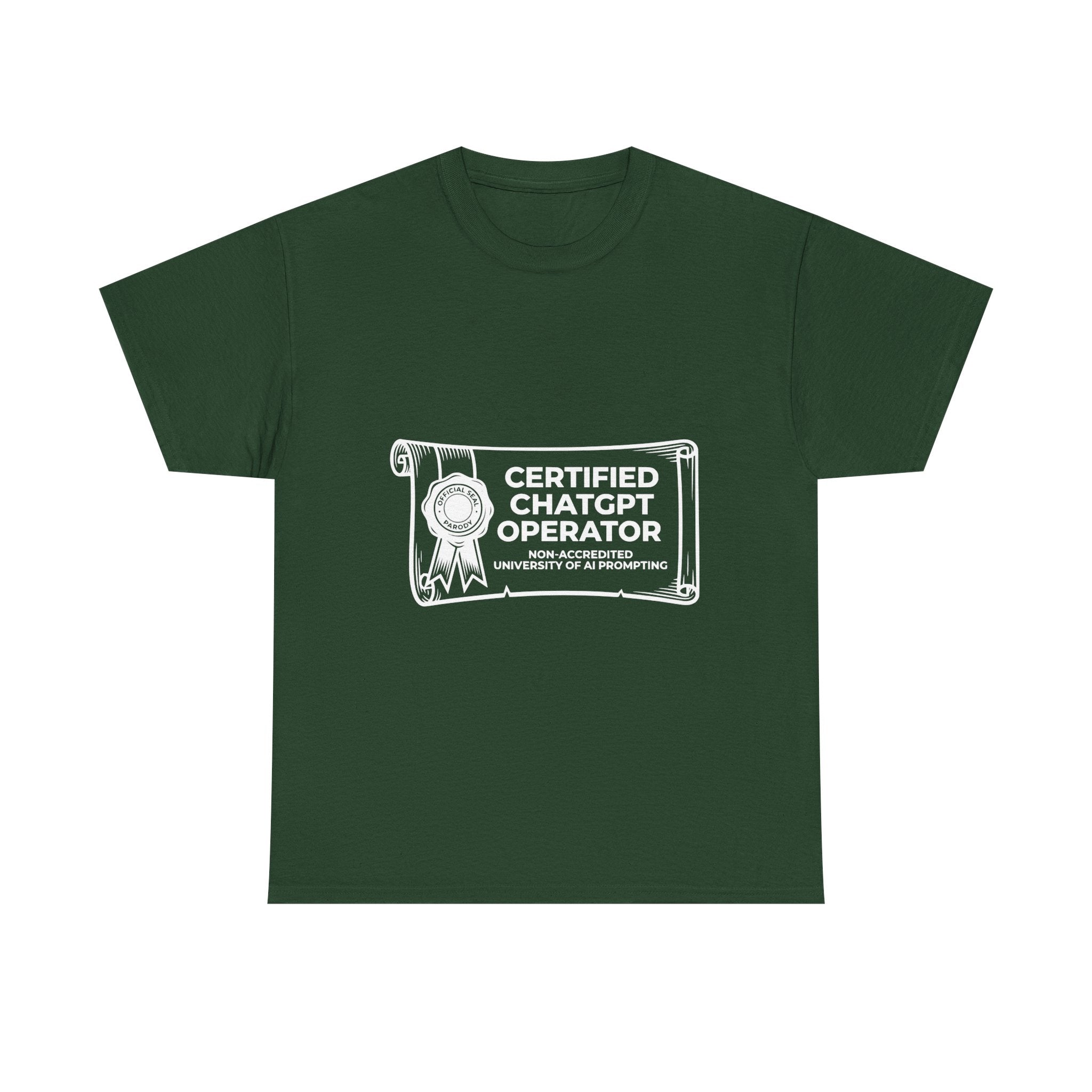 Certified ChatGPT Operator (Dark Tee)