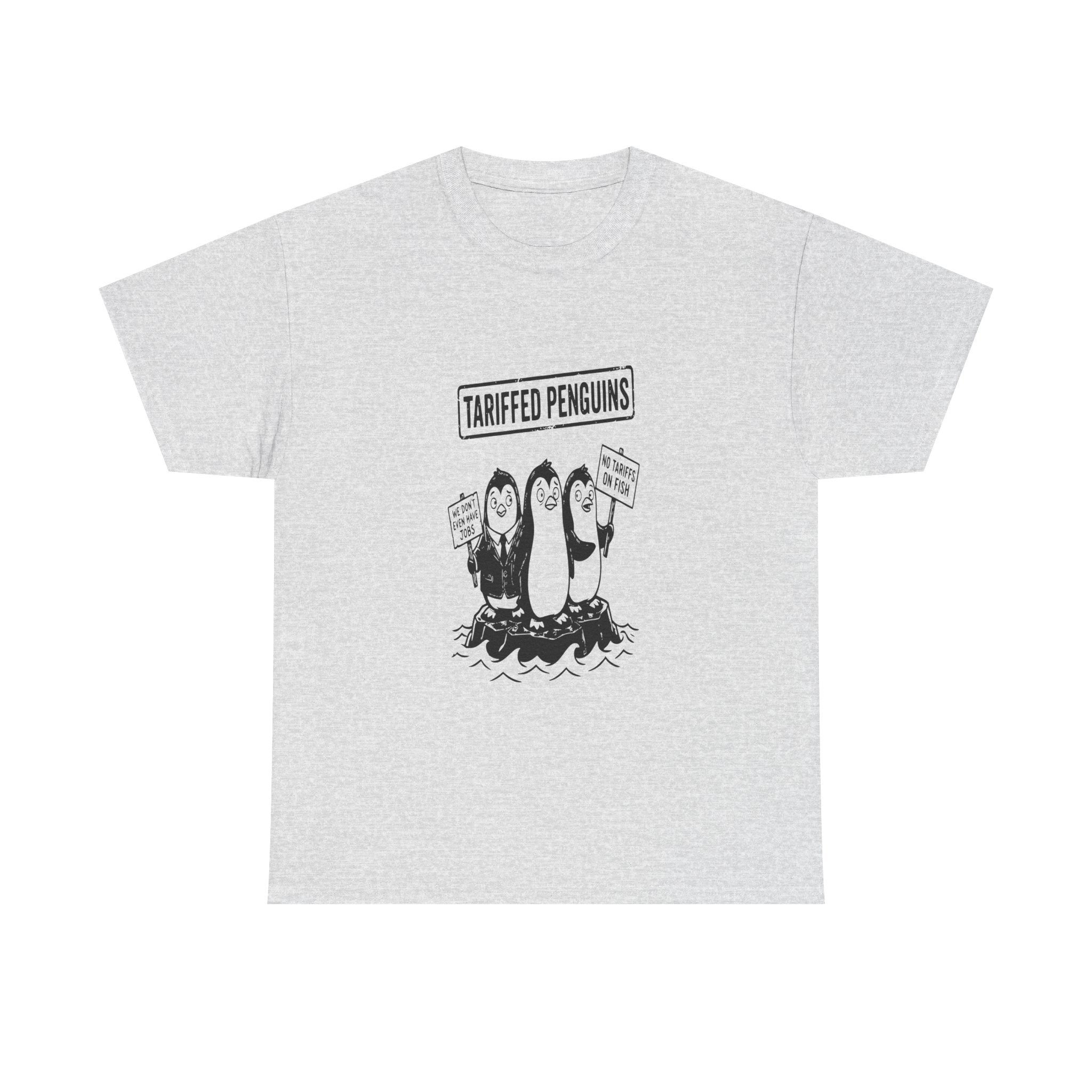 Tariffed Penguins — Light Tee