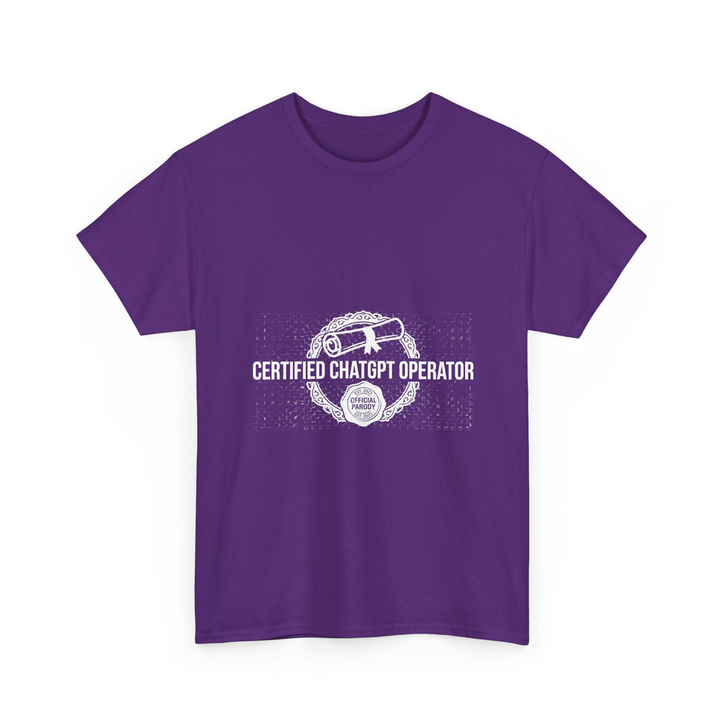 Certified ChatGPT Operator — Dark Tee
