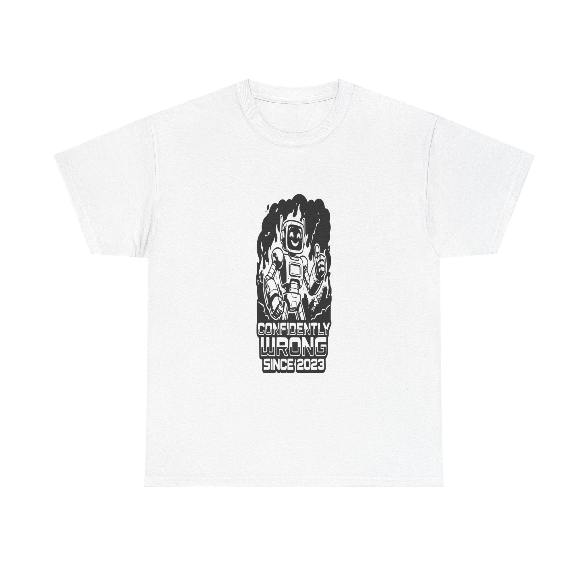 Confidently Wrong AI - Light Tee | Cap Riot