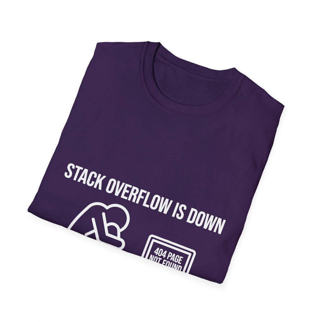Stack Overflow Is Down Funny T-Shirt