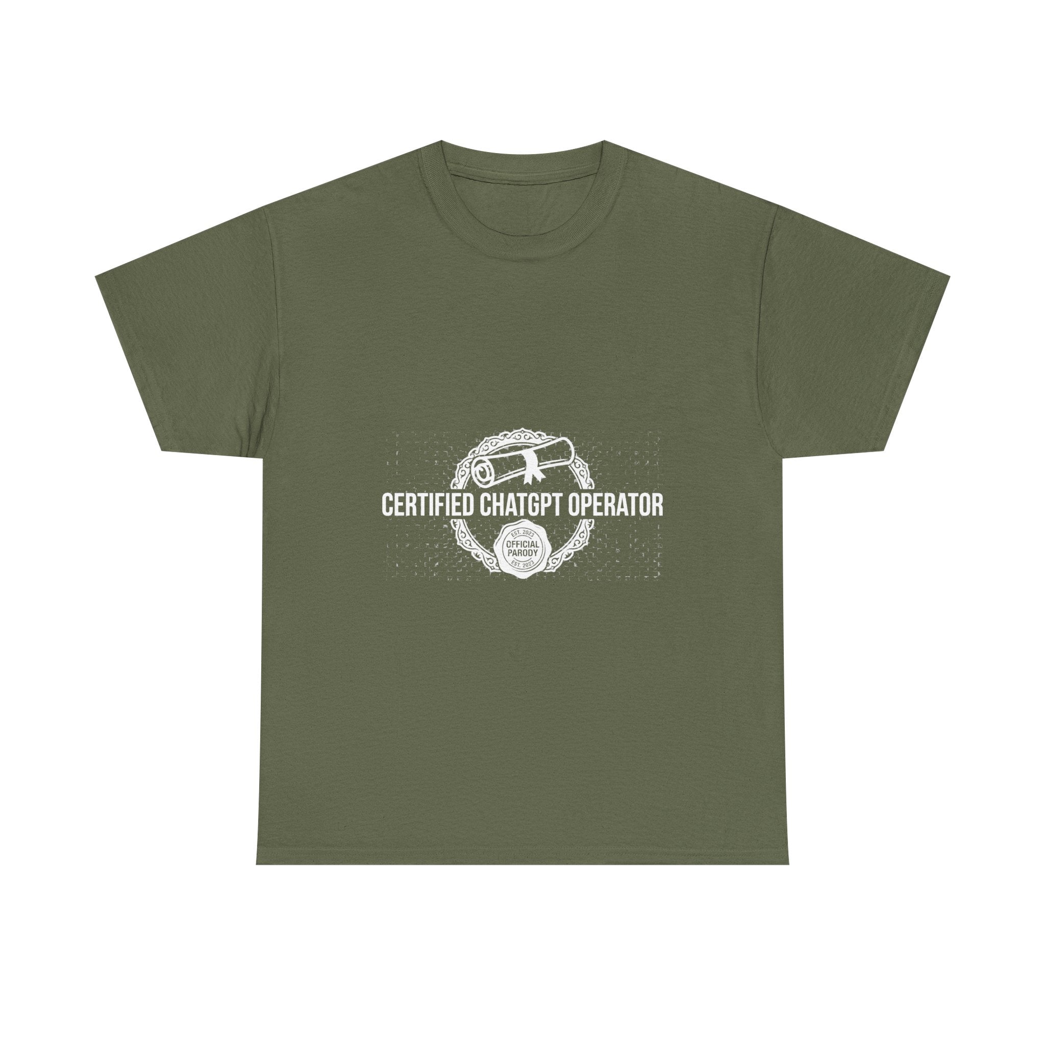Certified ChatGPT Operator — Dark Tee