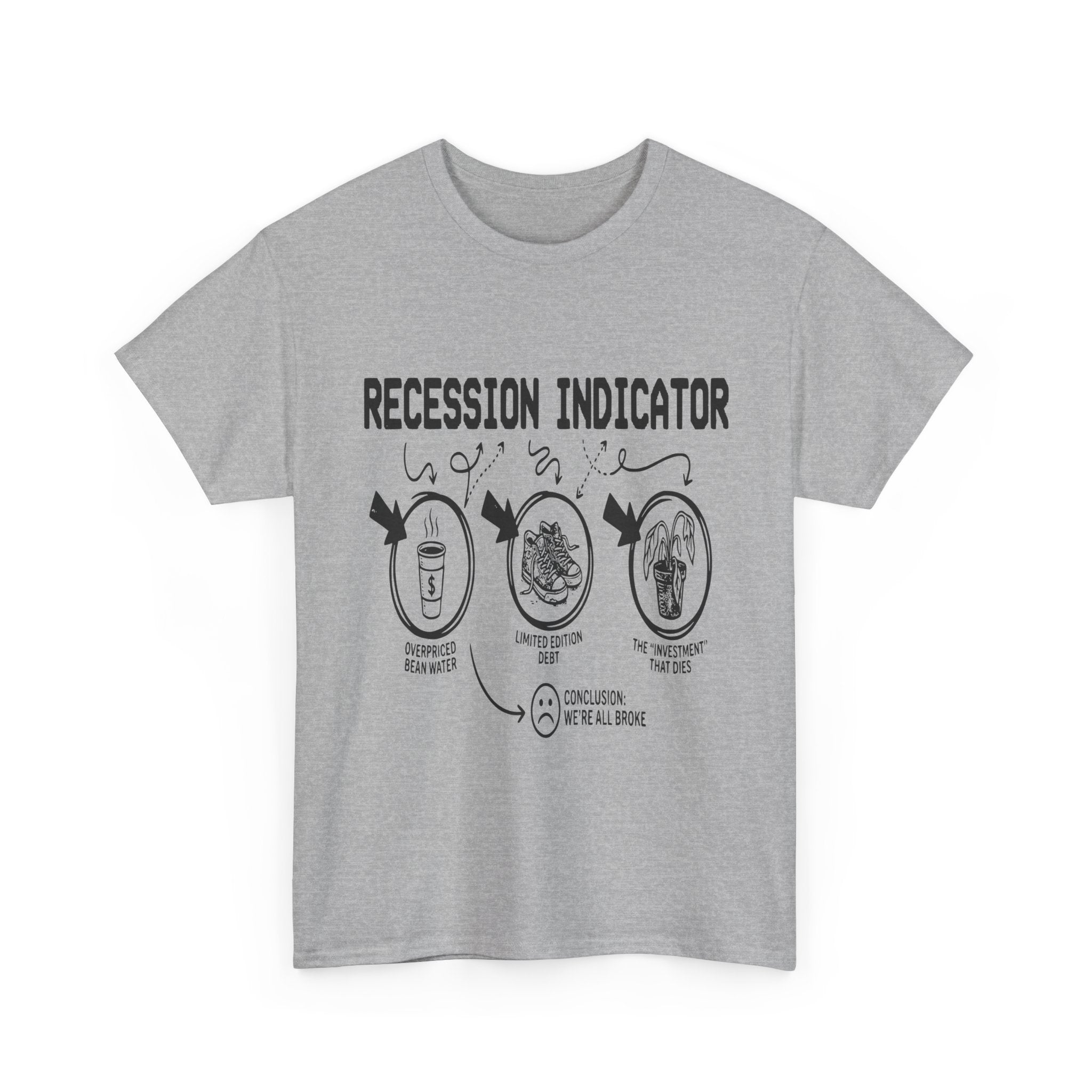 Recession Indicator - Light Tee