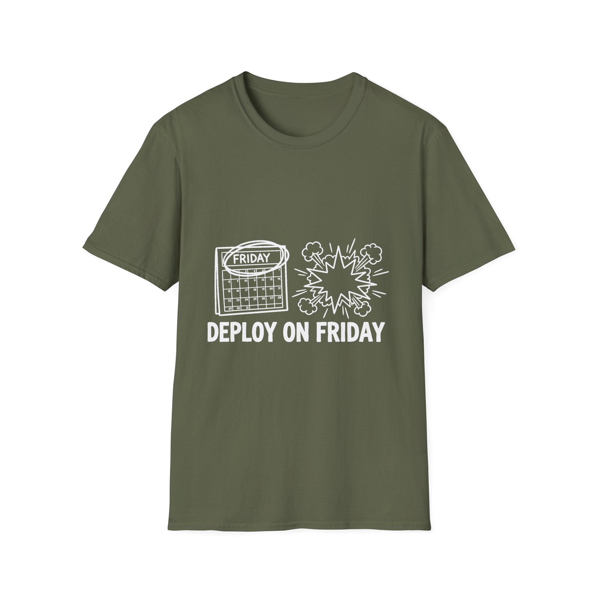 Deploy On Friday Funny T-Shirt