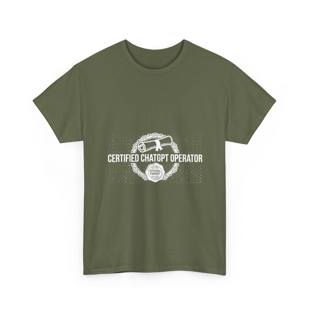 Certified ChatGPT Operator — Dark Tee