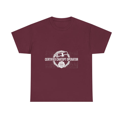Certified ChatGPT Operator — Dark Tee