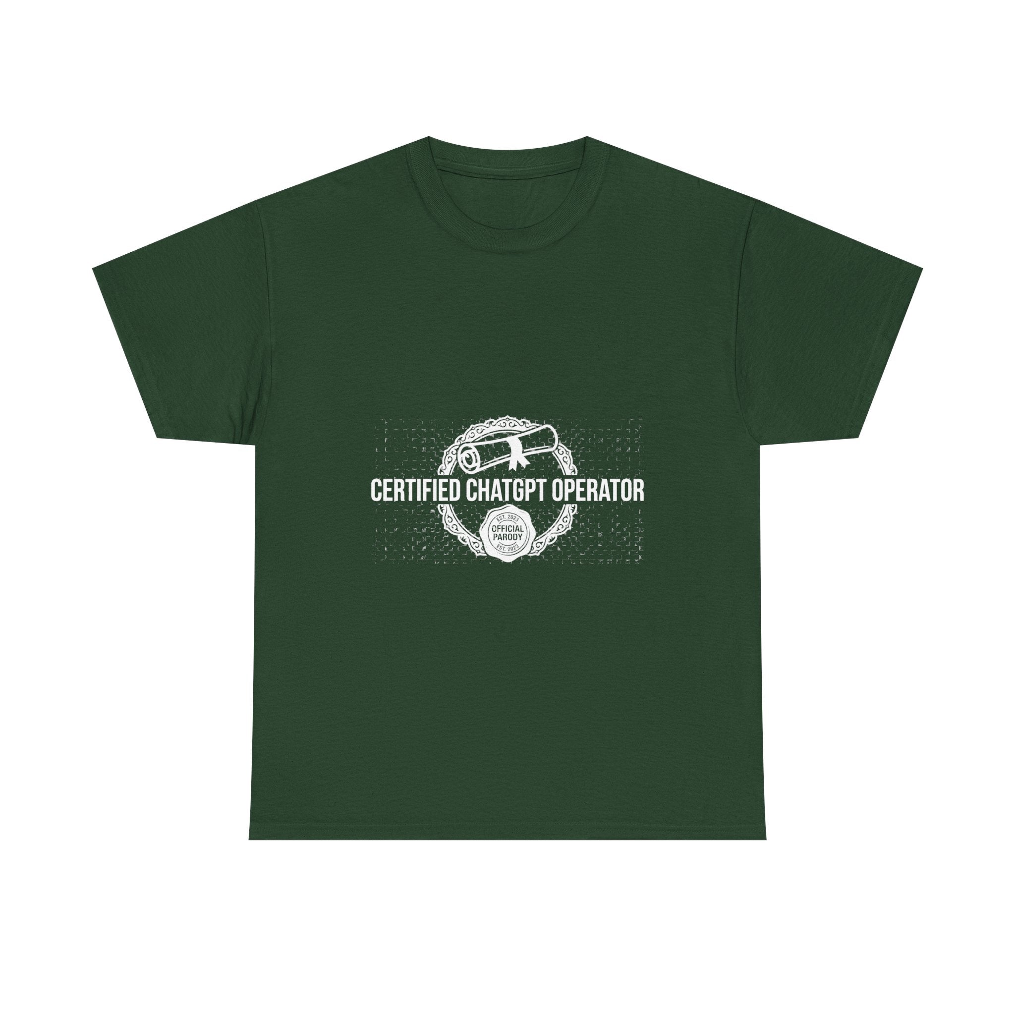 Certified ChatGPT Operator — Dark Tee