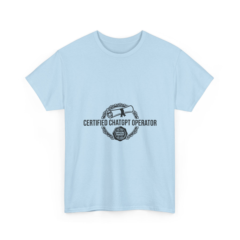 Certified ChatGPT Operator — Light Tee
