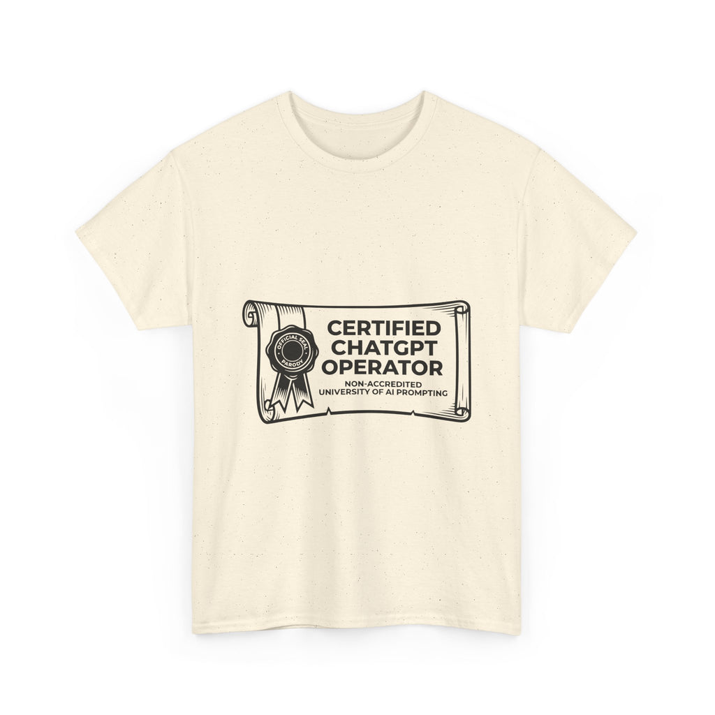 Certified ChatGPT Operator (Light Tee)