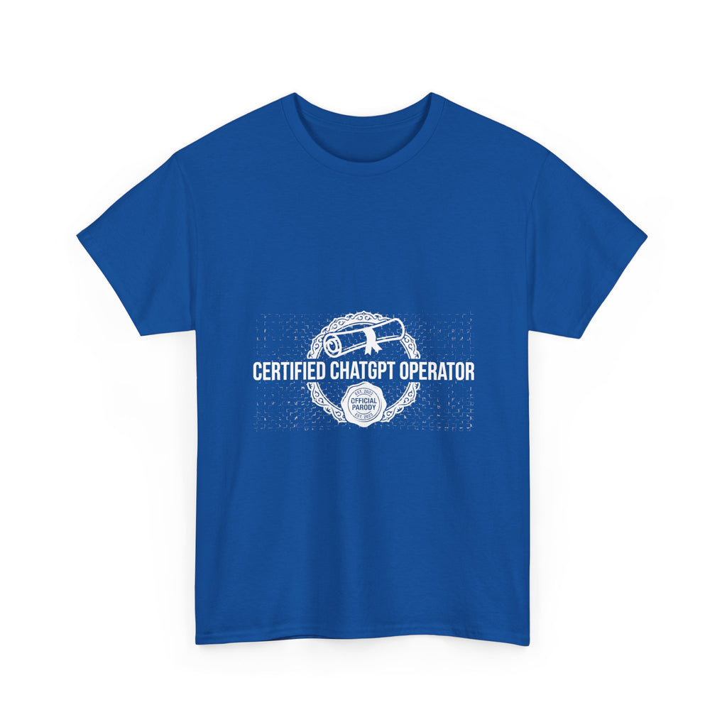 Certified ChatGPT Operator — Dark Tee