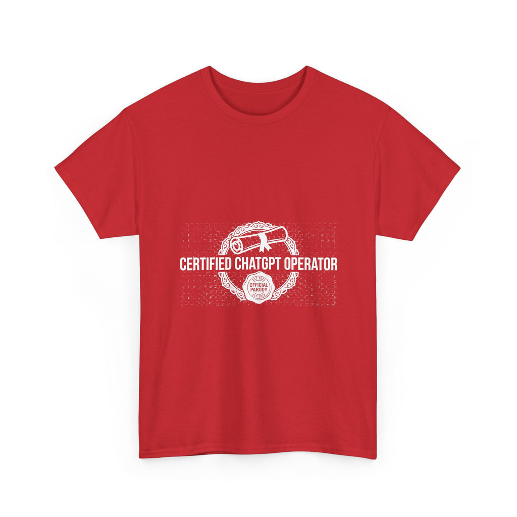 Certified ChatGPT Operator — Dark Tee