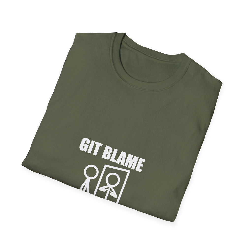 Git Blame Funny Developer T-Shirt