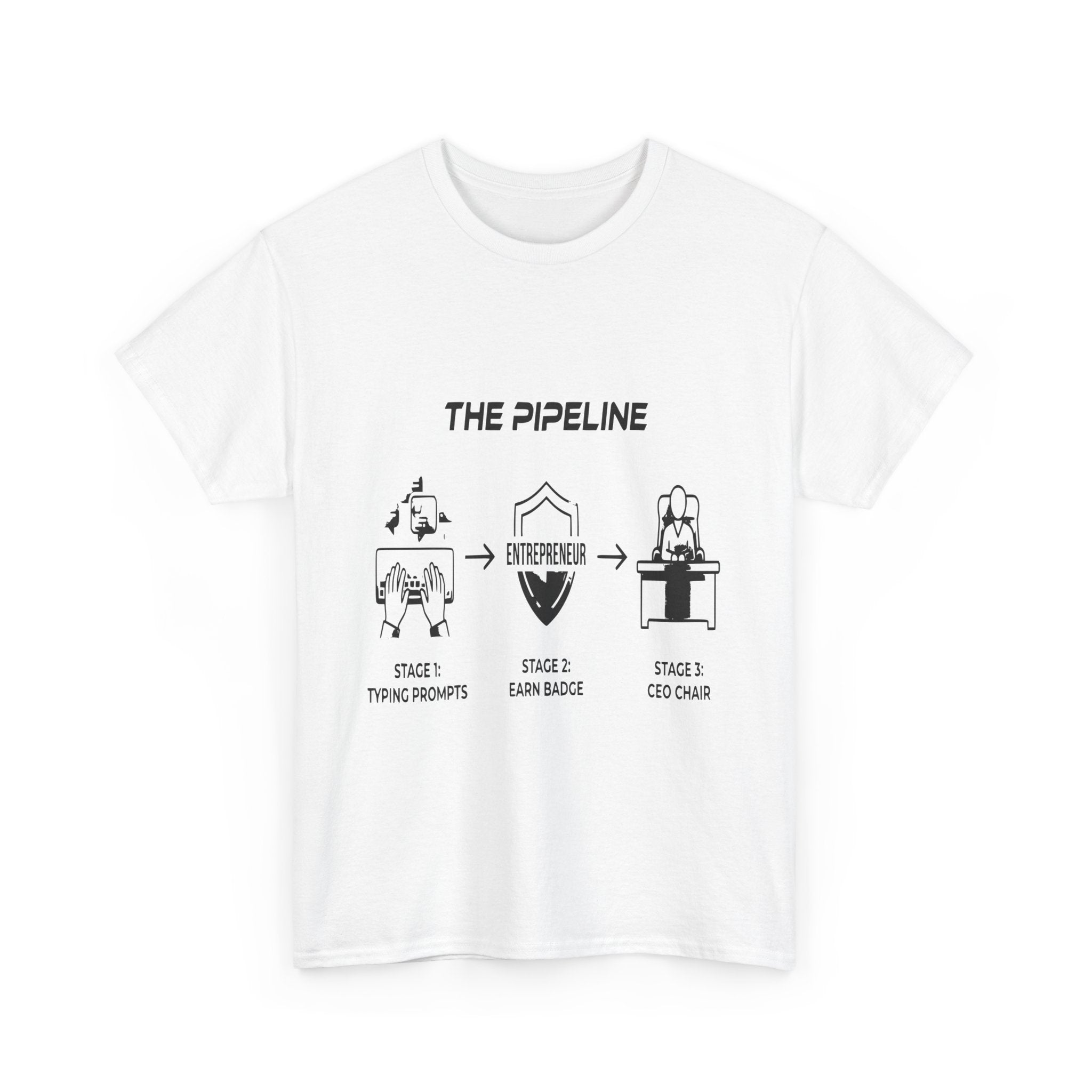 Prompt Engineer CEO - Light Tee | Cap Riot