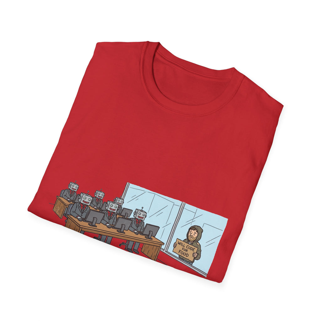 AI Takeover Funny Meme T-Shirt