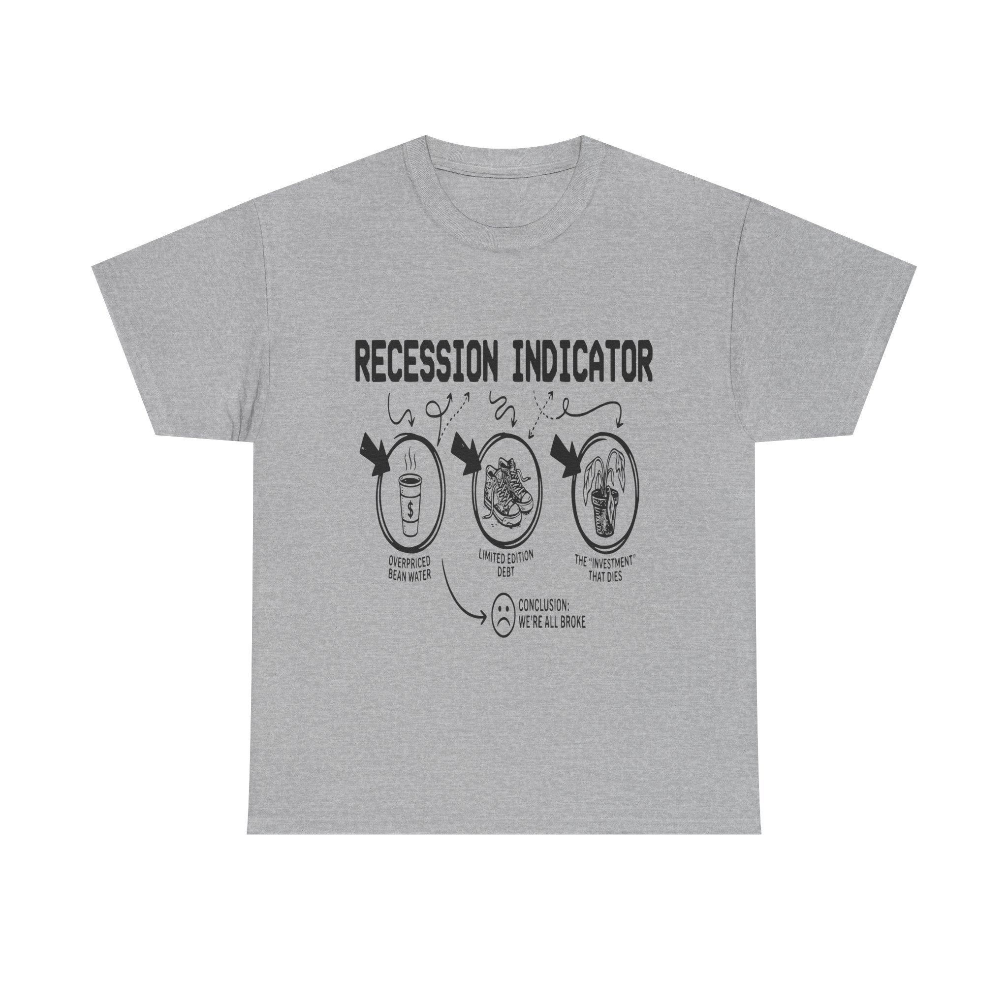 Recession Indicator - Light Tee