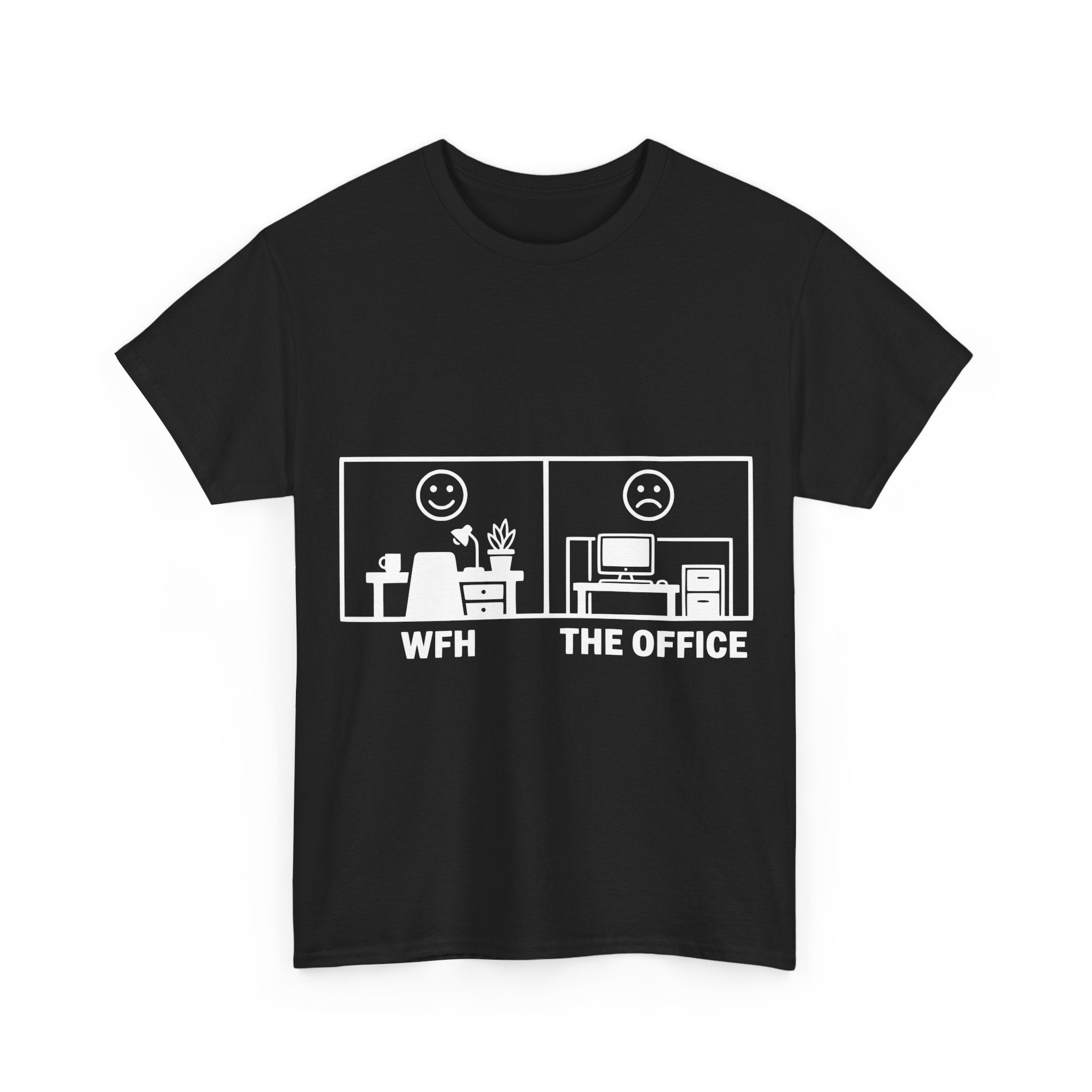 WFH vs The Office (Dark Tee)