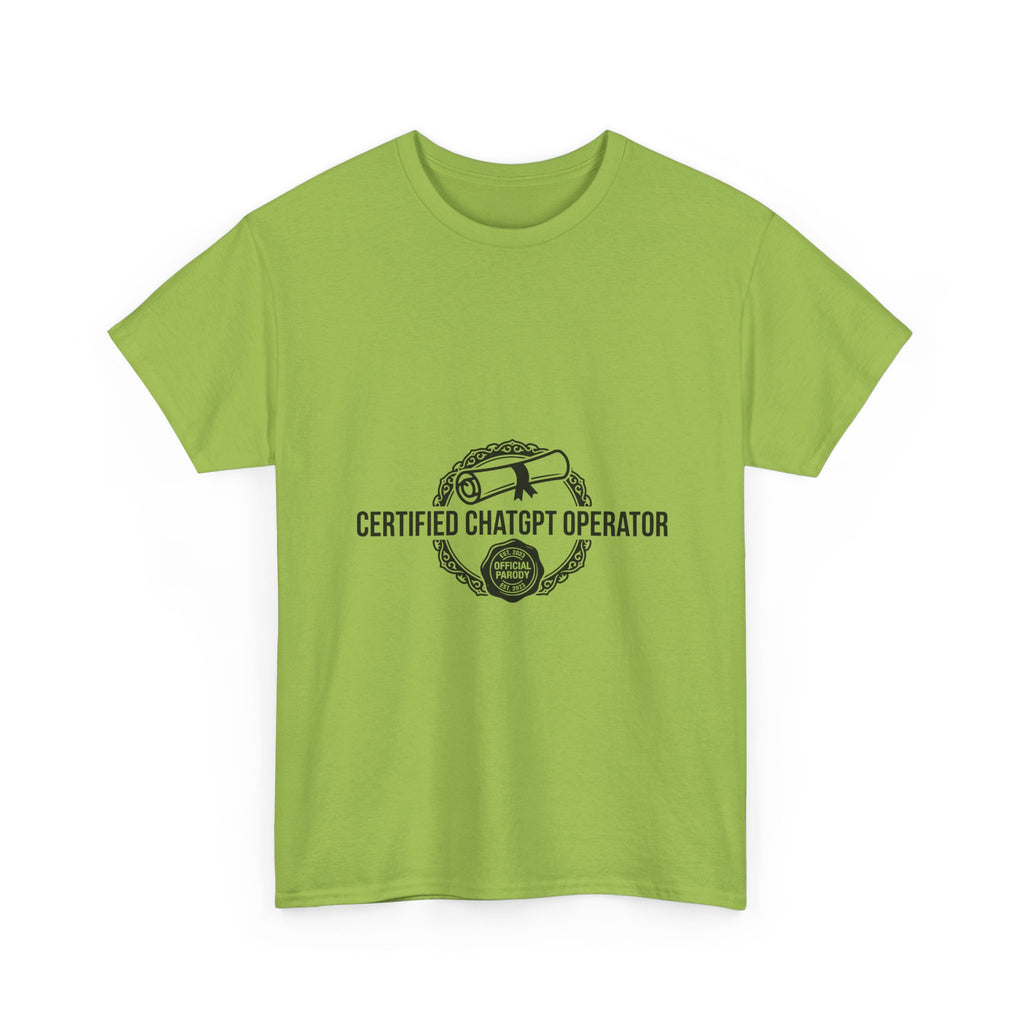 Certified ChatGPT Operator — Light Tee