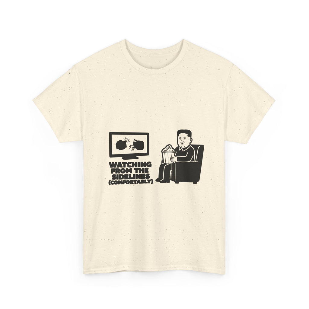Kim Jong Un Popcorn - Iran War Spectator Meme Tee