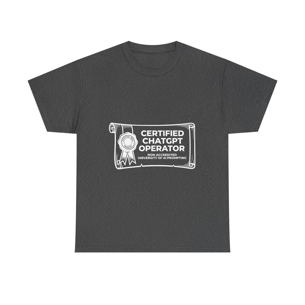Certified ChatGPT Operator (Dark Tee)