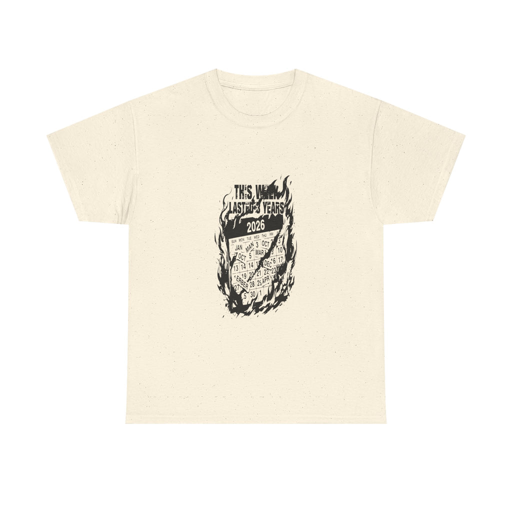 2026 Calendar Chaos - Light Tee | Cap Riot