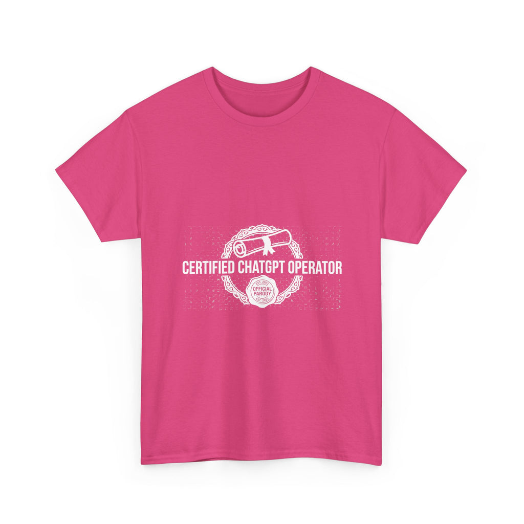 Certified ChatGPT Operator — Dark Tee