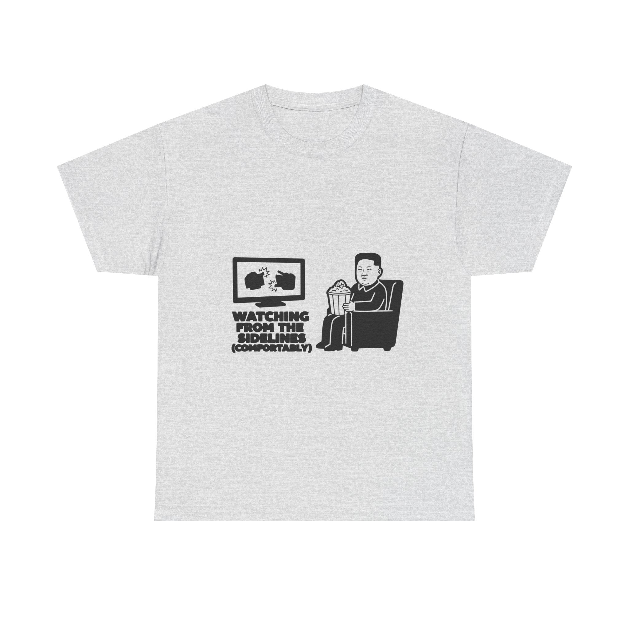 Kim Jong Un Popcorn / Iran War Spectator | Meme T-Shirt
