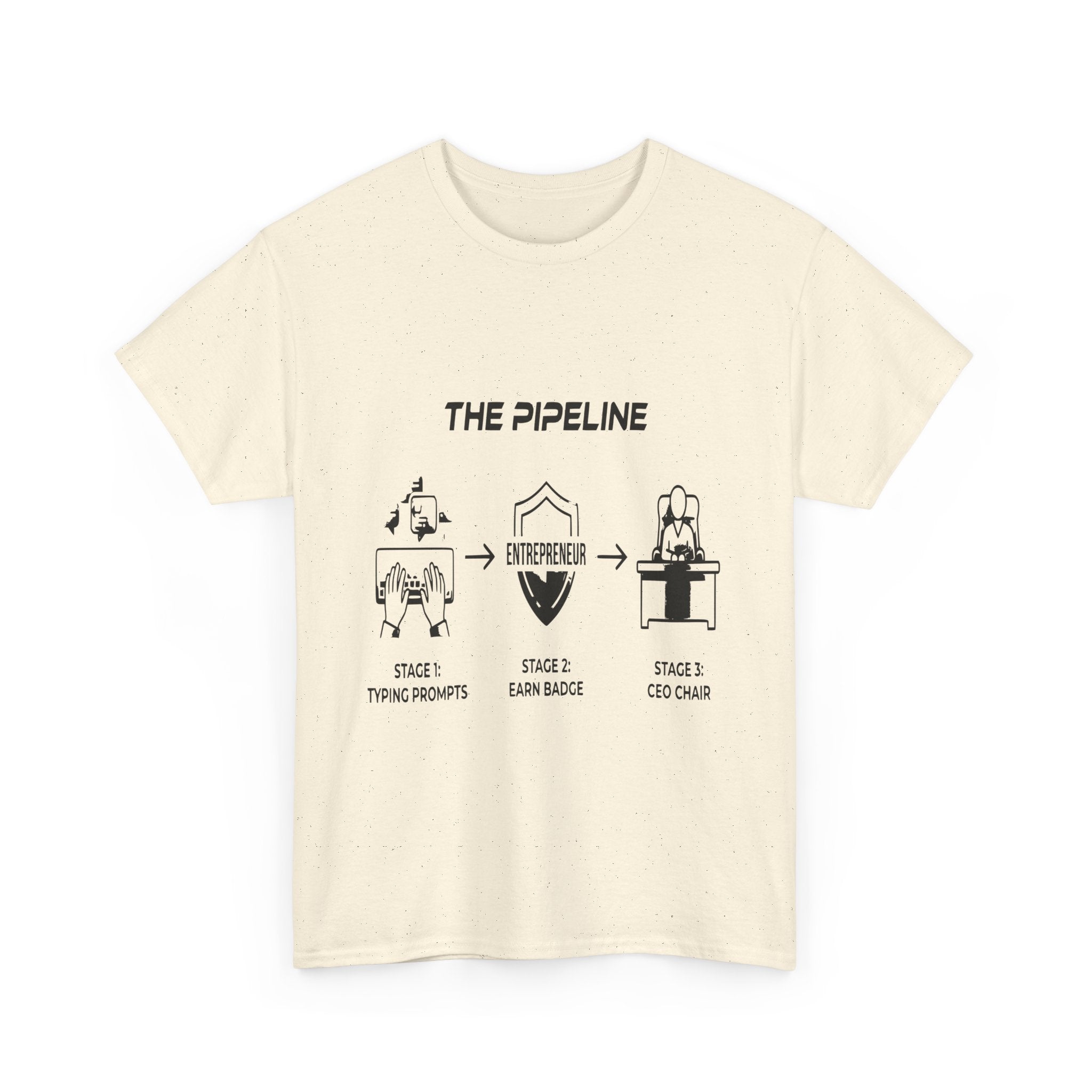 Prompt Engineer CEO - Light Tee | Cap Riot
