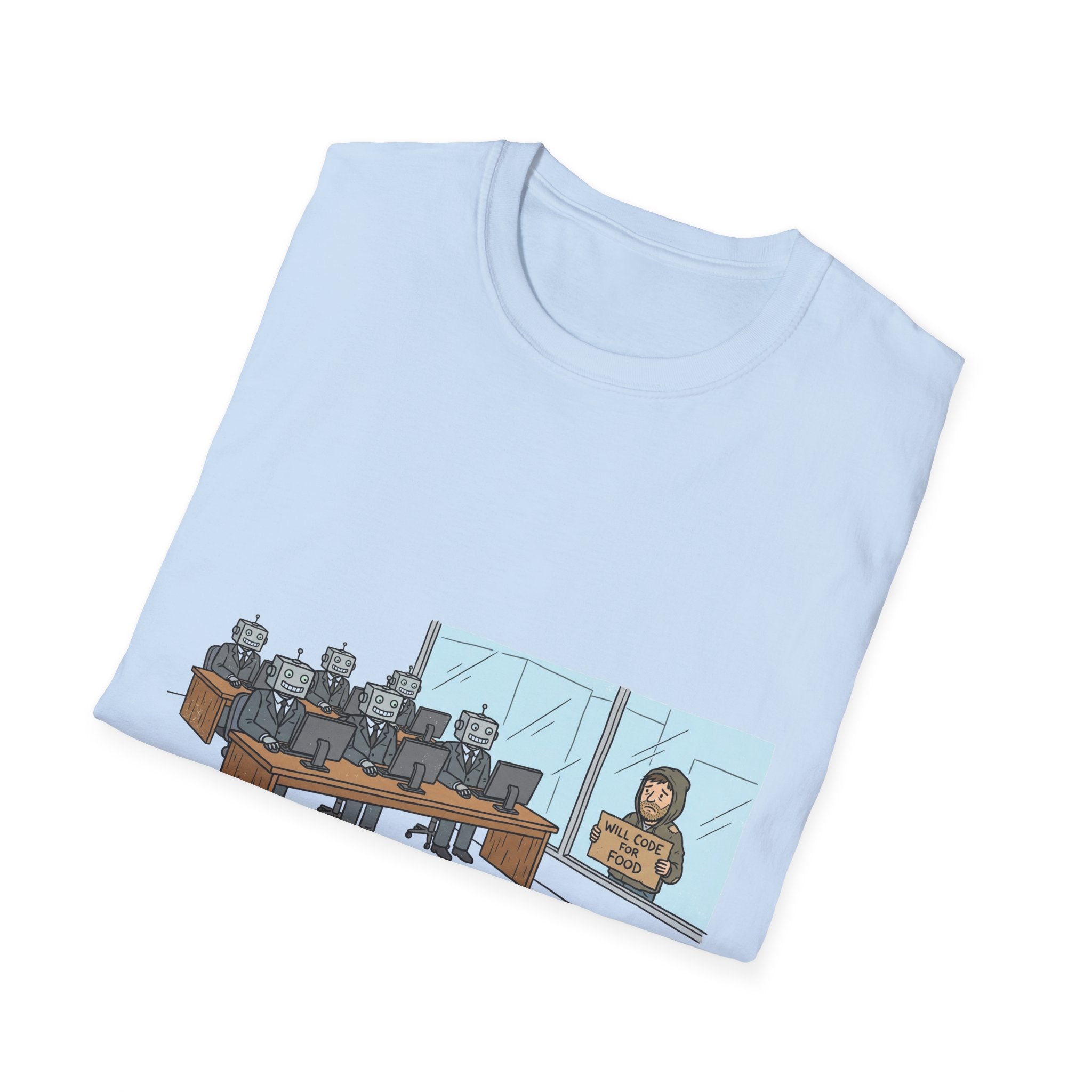 AI Takeover Funny Meme T-Shirt