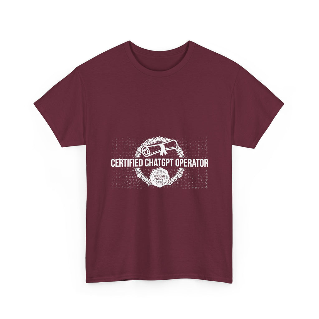 Certified ChatGPT Operator — Dark Tee