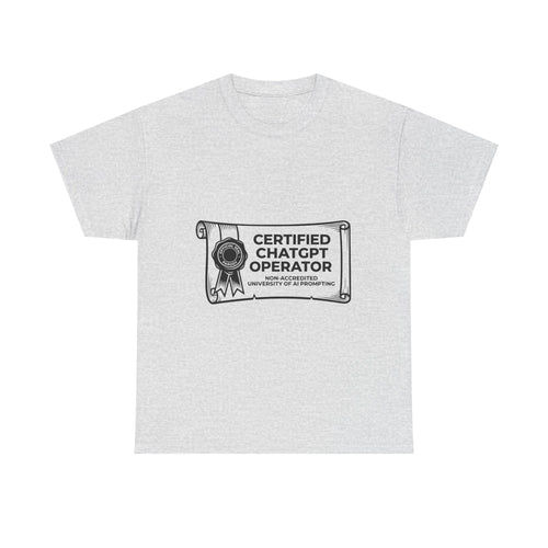 Certified ChatGPT Operator (Light Tee)