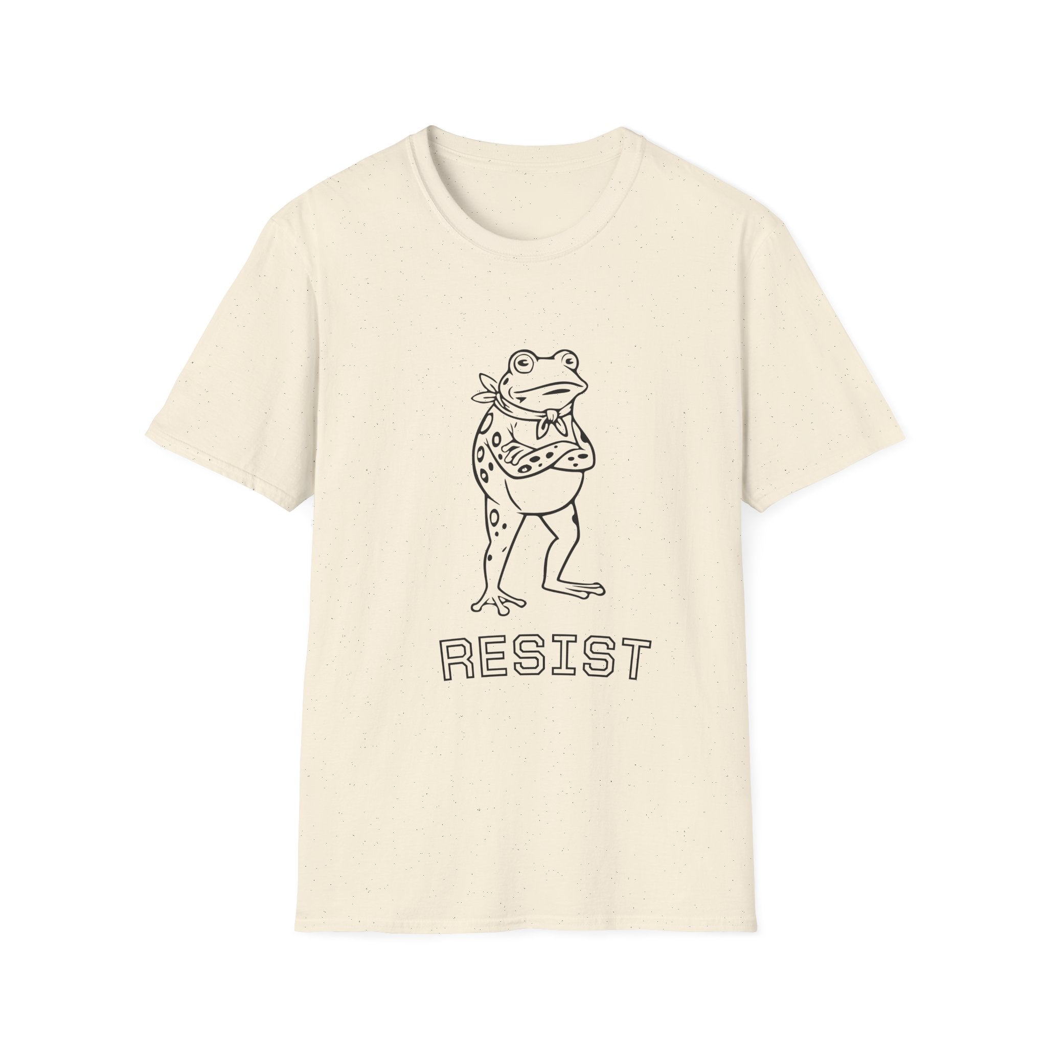 Frog Resistance T-Shirt, Funny Graphic Tee, Unisex Casual Wear, Eco-Friendly Gift, Protest Apparel, Birthday Gift Idea