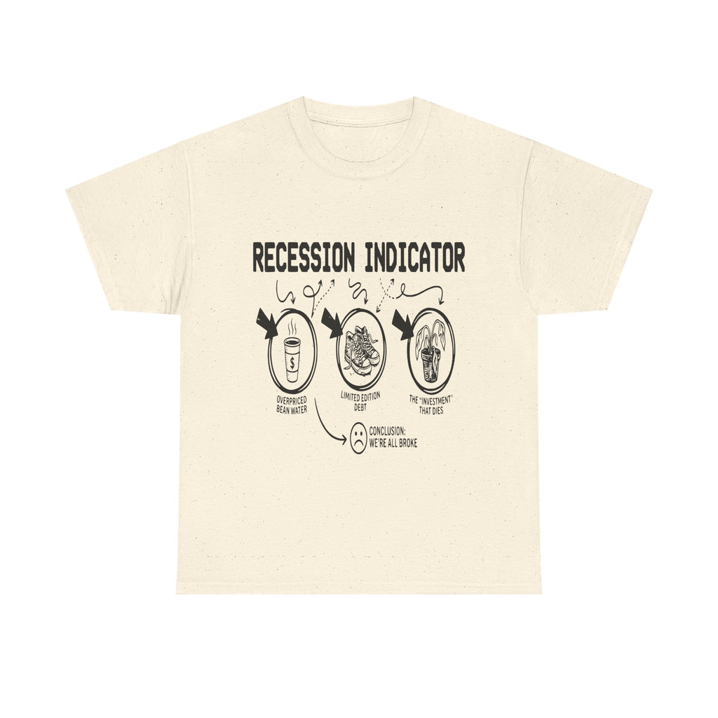 Recession Indicator - Light Tee