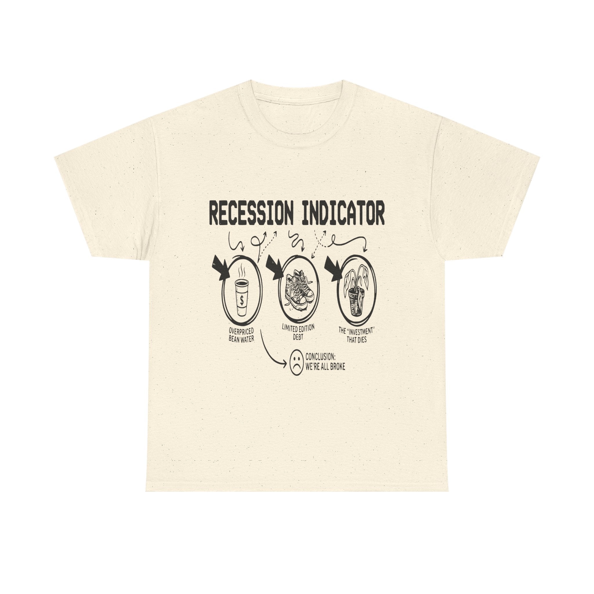 Recession Indicator - Light Tee