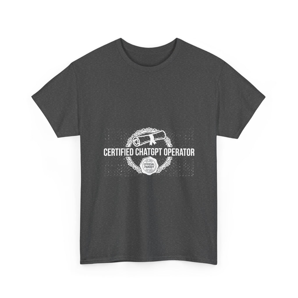 Certified ChatGPT Operator — Dark Tee