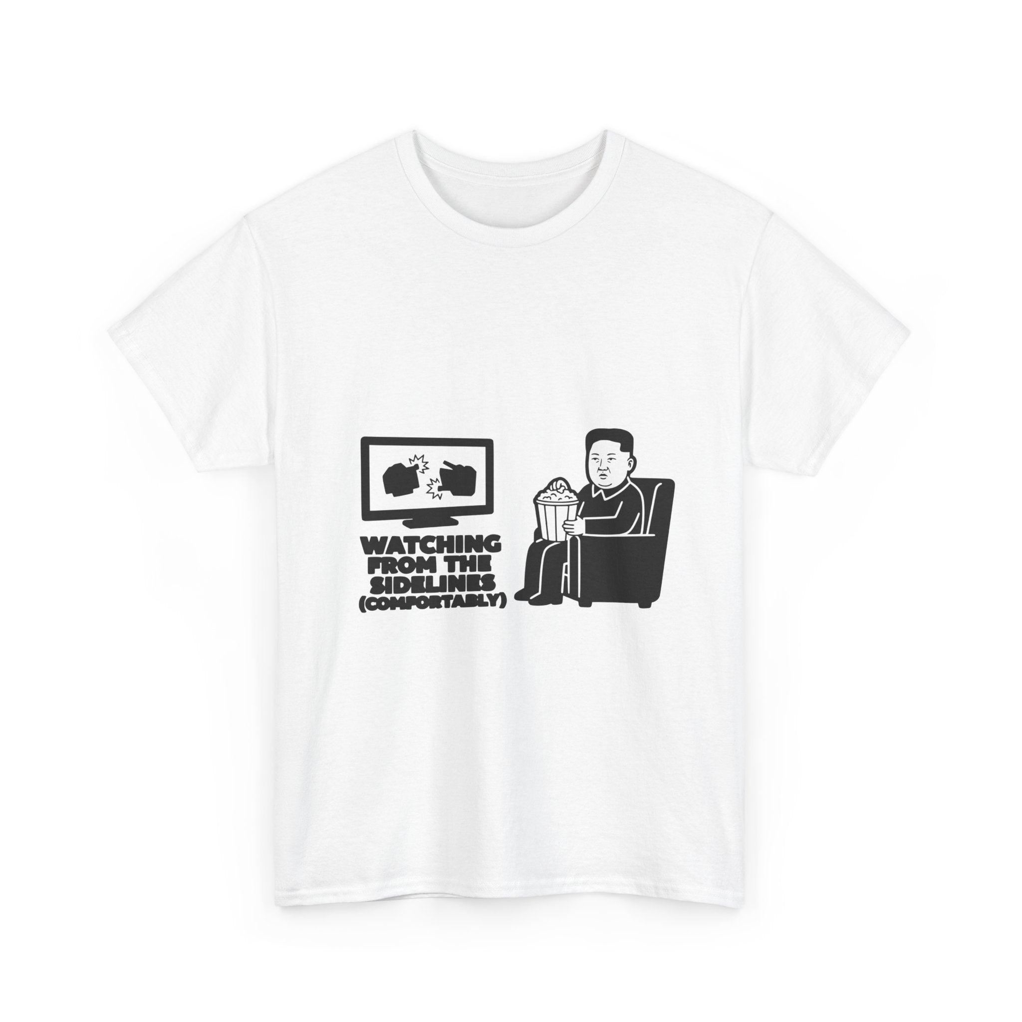 Kim Jong Un Popcorn / Iran War Spectator | Meme T-Shirt