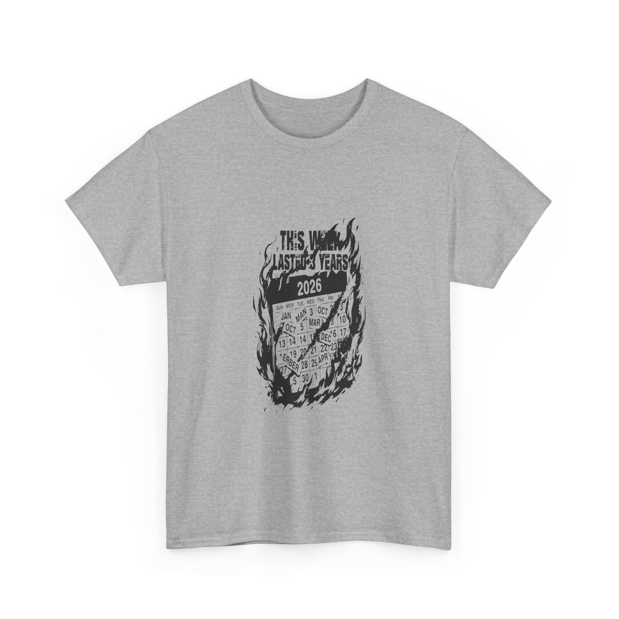 2026 Calendar Chaos - Light Tee | Cap Riot