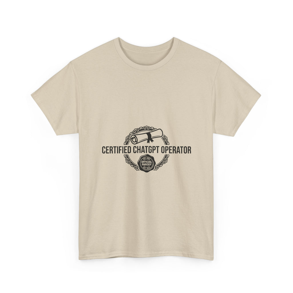 Certified ChatGPT Operator — Light Tee